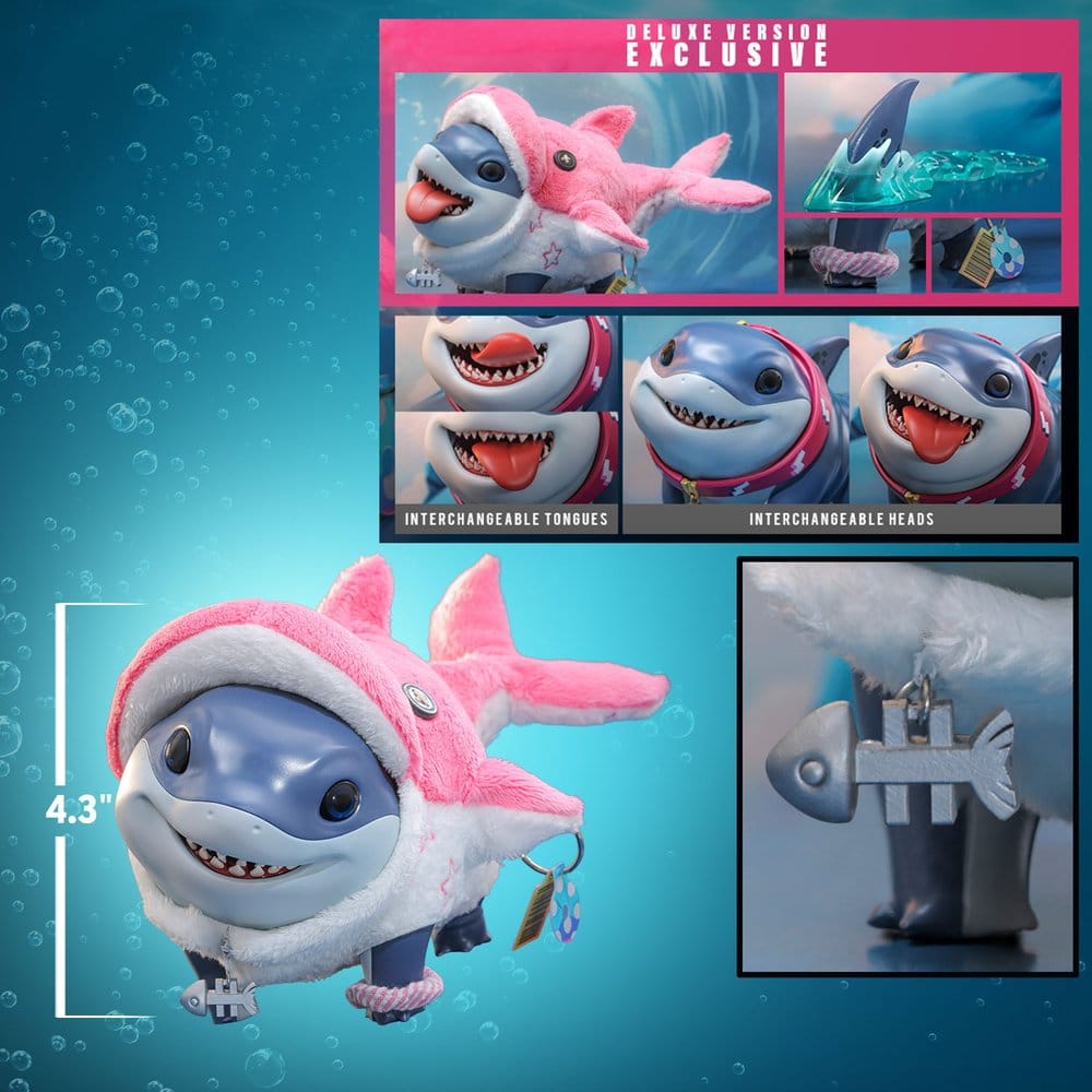 Marvel Rivals Videogame Masterpiece Series Figurine d'action Jeff the Land Shark (Deluxe Version) 11 cm