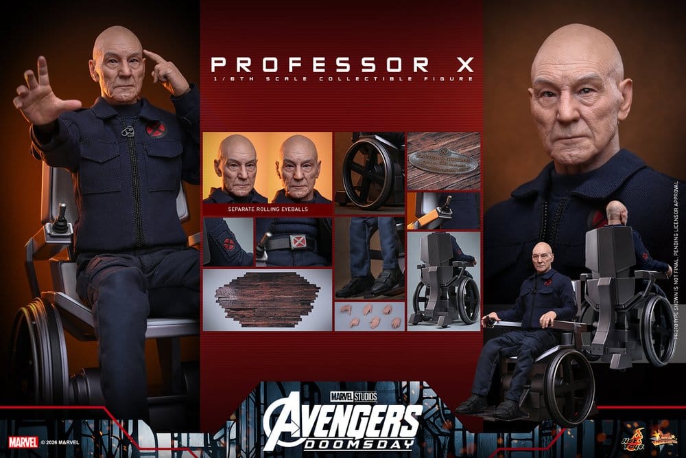 Marvel X-Men figurine 1/6 Professor X 25 cm