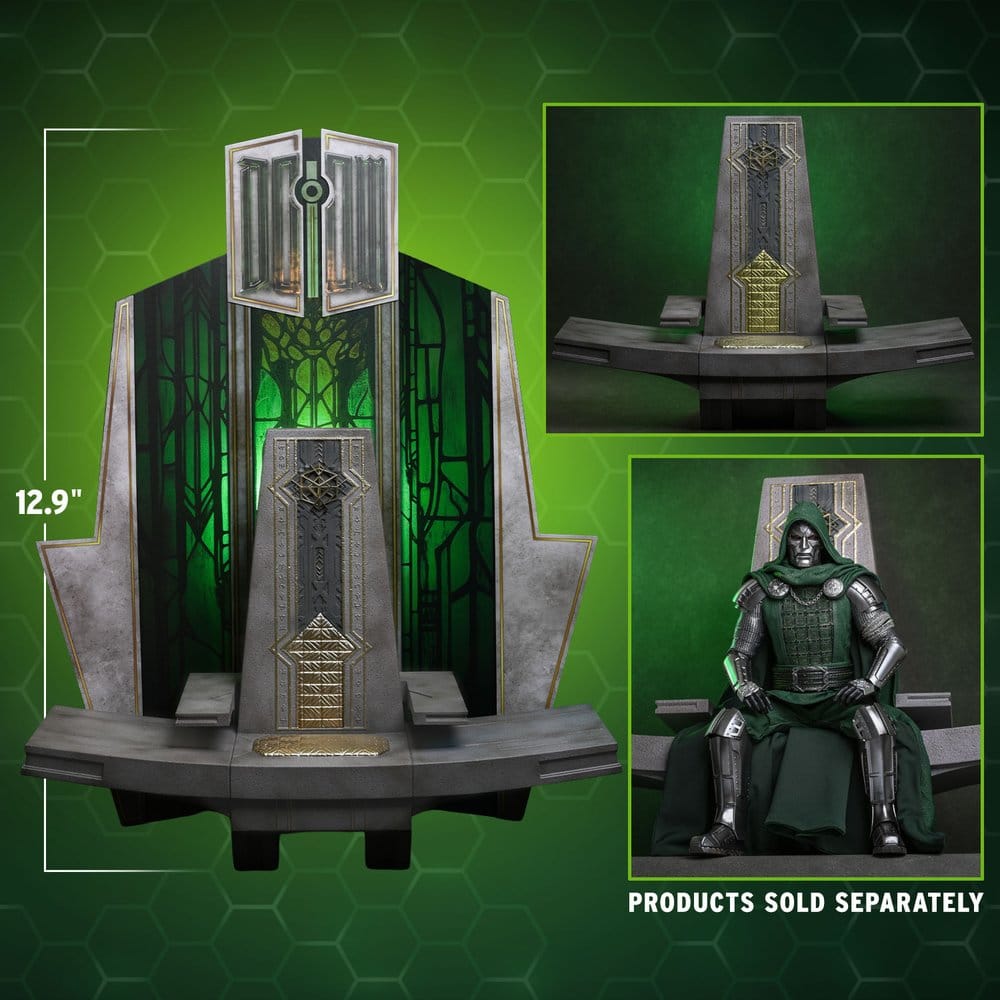 Avengers: Doomsday Movie Masterpiece accessoire pour figurines 1/6 Doom's Throne 33 cm