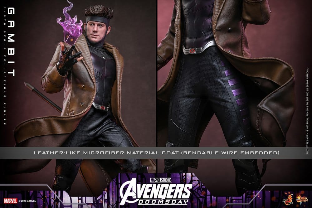 Avengers: Doomsday Movie Masterpiece figurine 1/6 Gambit 31 cm