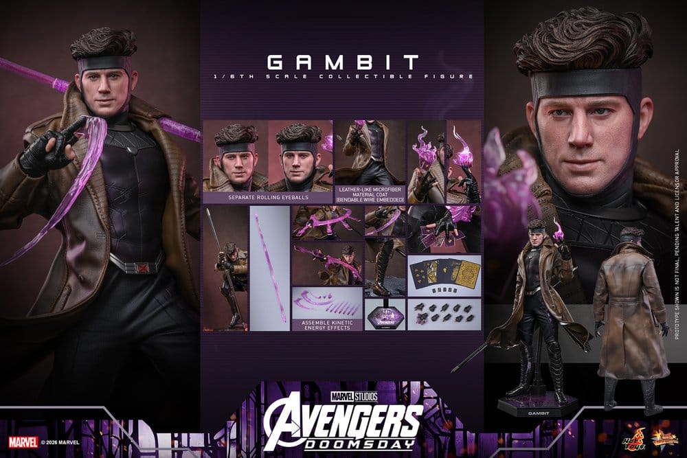 Avengers: Doomsday Movie Masterpiece figurine 1/6 Gambit 31 cm