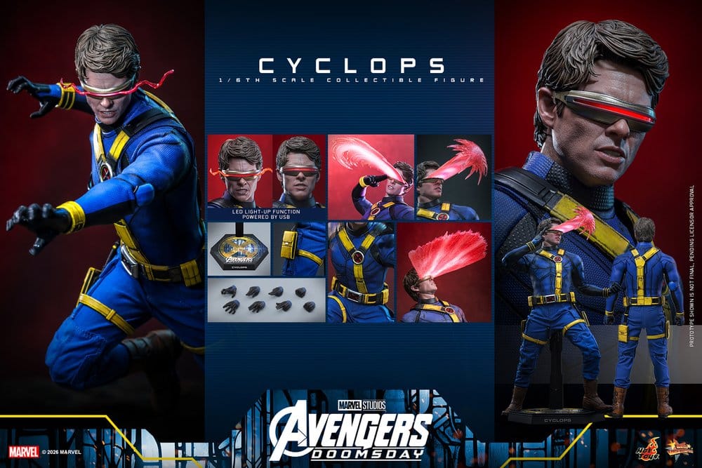 Avengers: Doomsday Movie Masterpiece figurine 1/6 Cyclops 30 cm