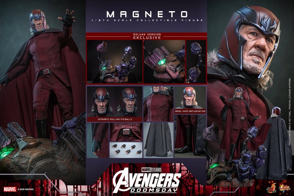 Avengers: Doomsday Movie Masterpiece figurine 1/6 Magneto (Deluxe Version) 30 cm