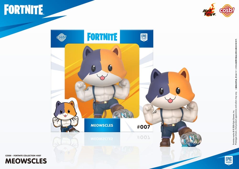 Fortnite figurine Cosbi Meowscles 8 cm