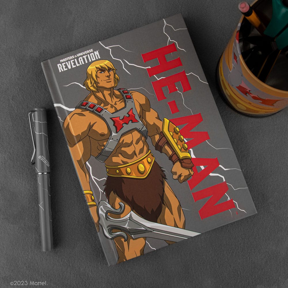 Les Maîtres de l'univers : Révélation He-Man Thunder Deluxe Notebook Set (carnet de notes + stylo)
