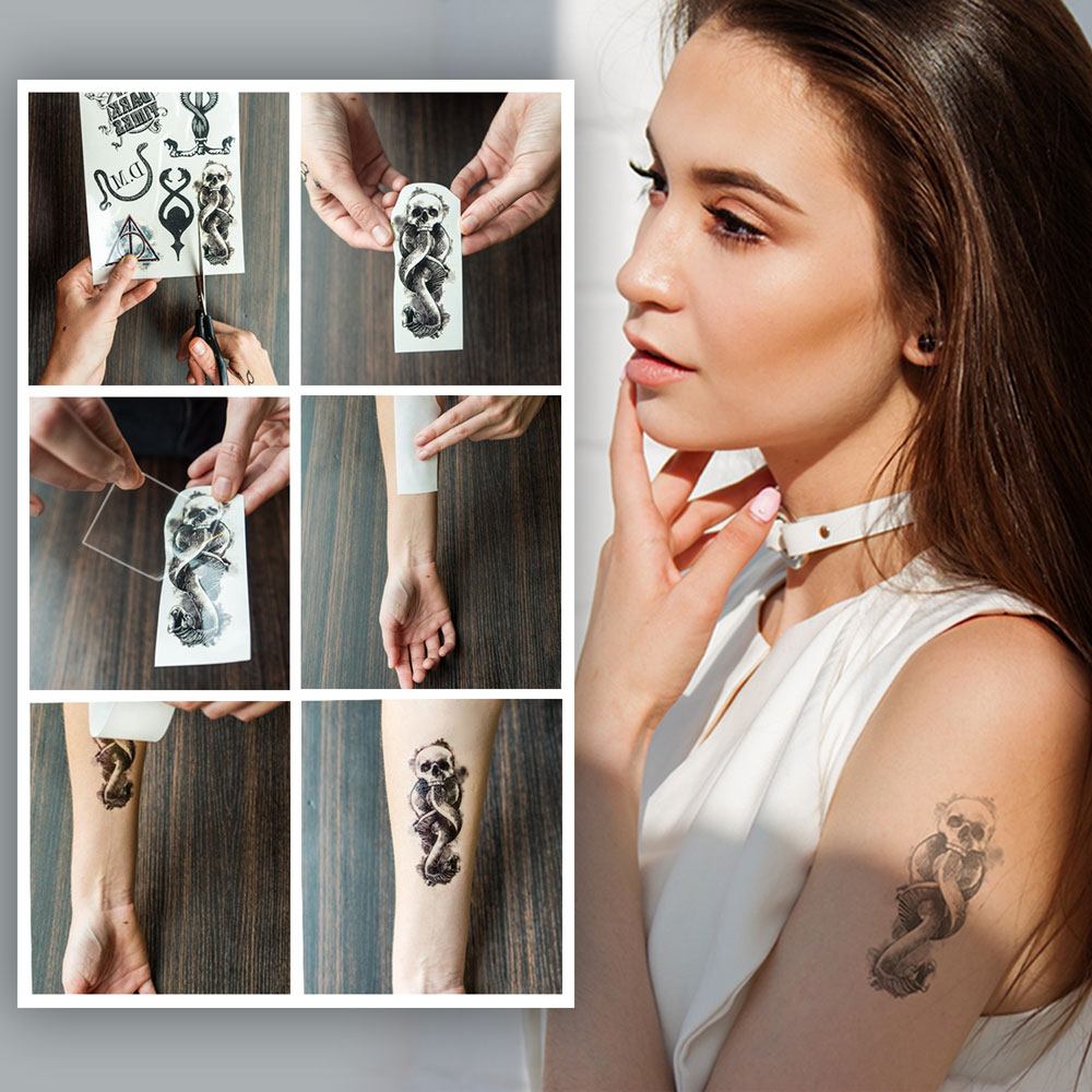 Harry Potter set 35 tatouages temporaires