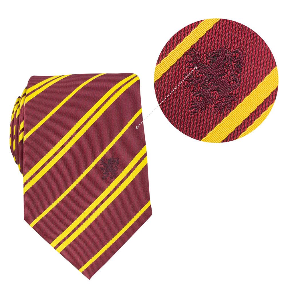 Harry Potter set cravate & badge Gryffondor