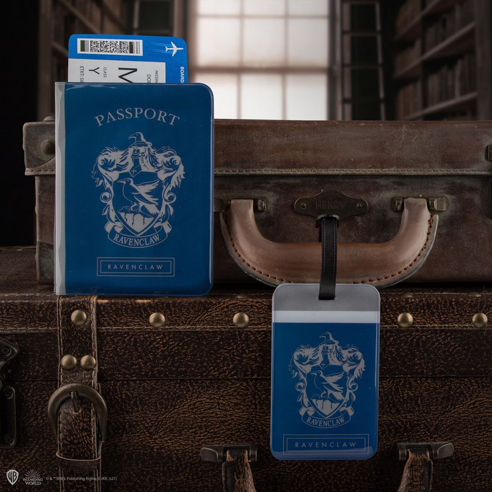 Harry Potter set étiquette de bagage & étui pour carte de transport Ravenclaw
