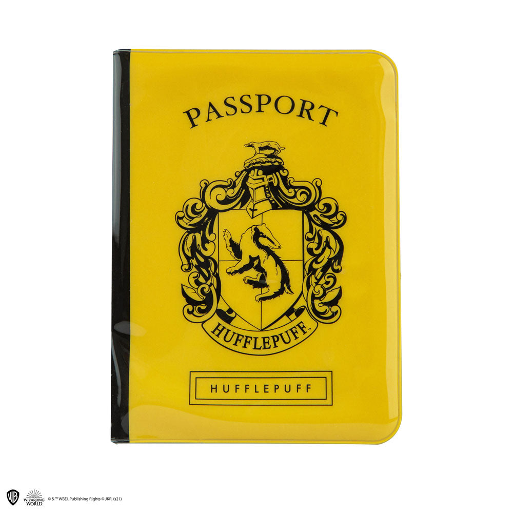 Harry Potter set étiquette de bagage & étui pour carte de transport Hufflepuff