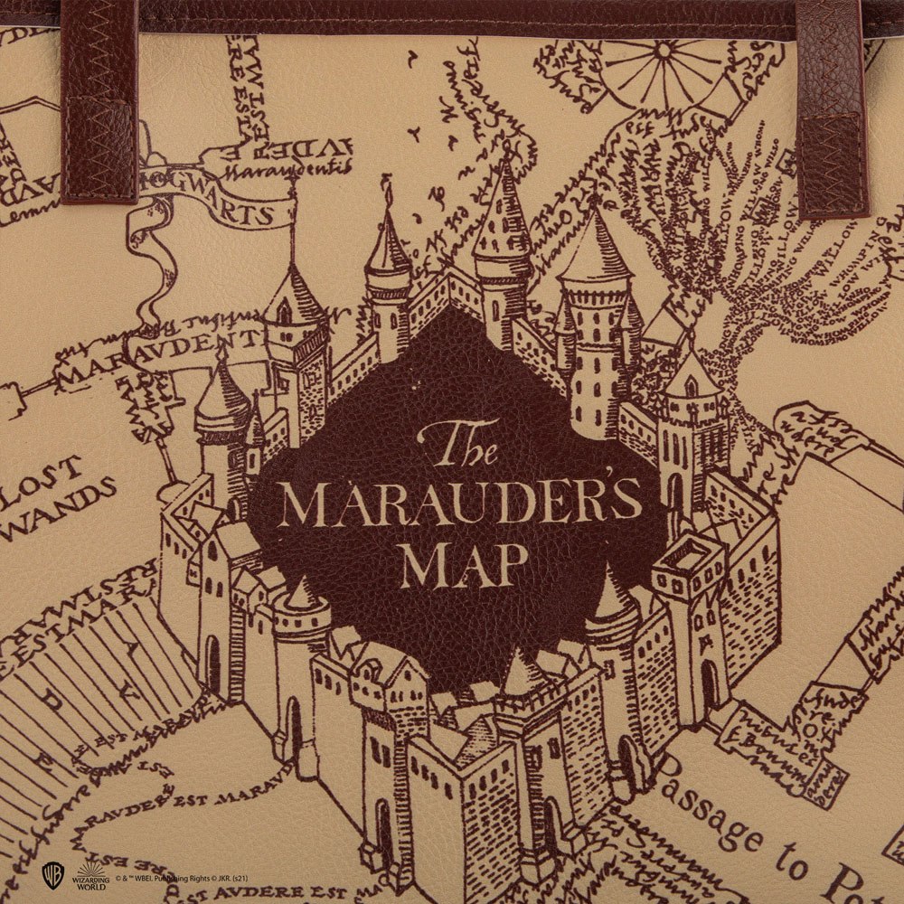 Harry Potter sac shopping & pochette Marauder's Map