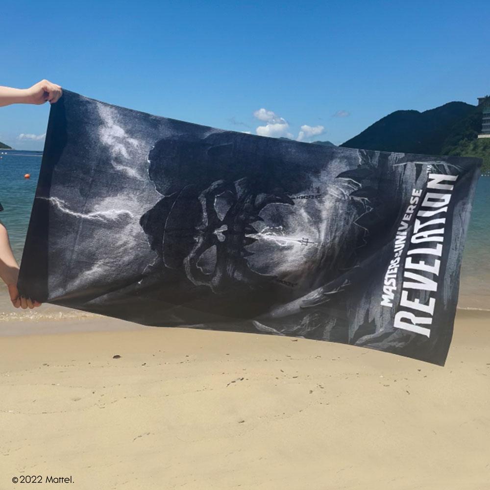 Les Maîtres de l'univers : Révélation serviette de bain Dark Castle Grayskull 140 x 70 cm