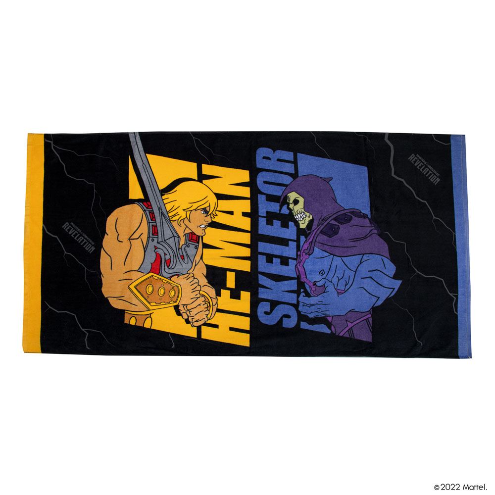 Les Maîtres de l´Univers serviette de bain He-Man & Skeletor 140 x 70 cm