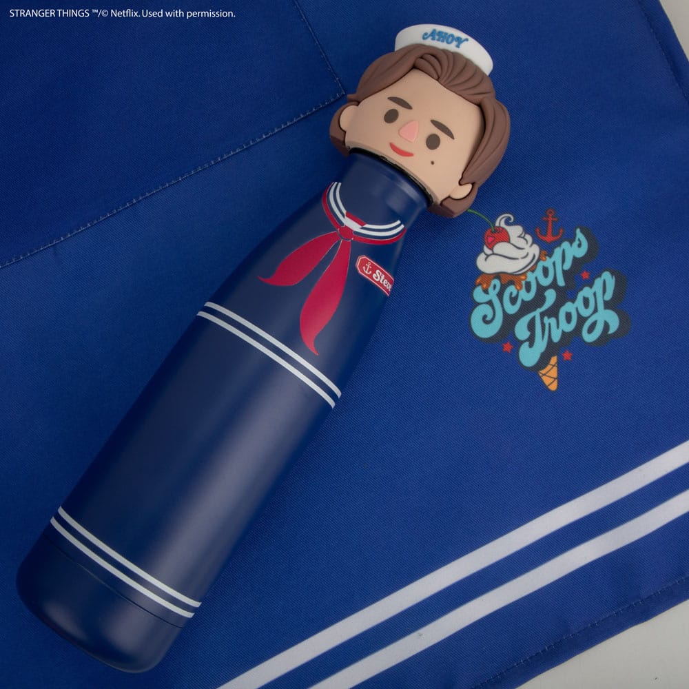 Stranger Things Bouteille d'eau Scoops Ahoy Steve 500 ml
