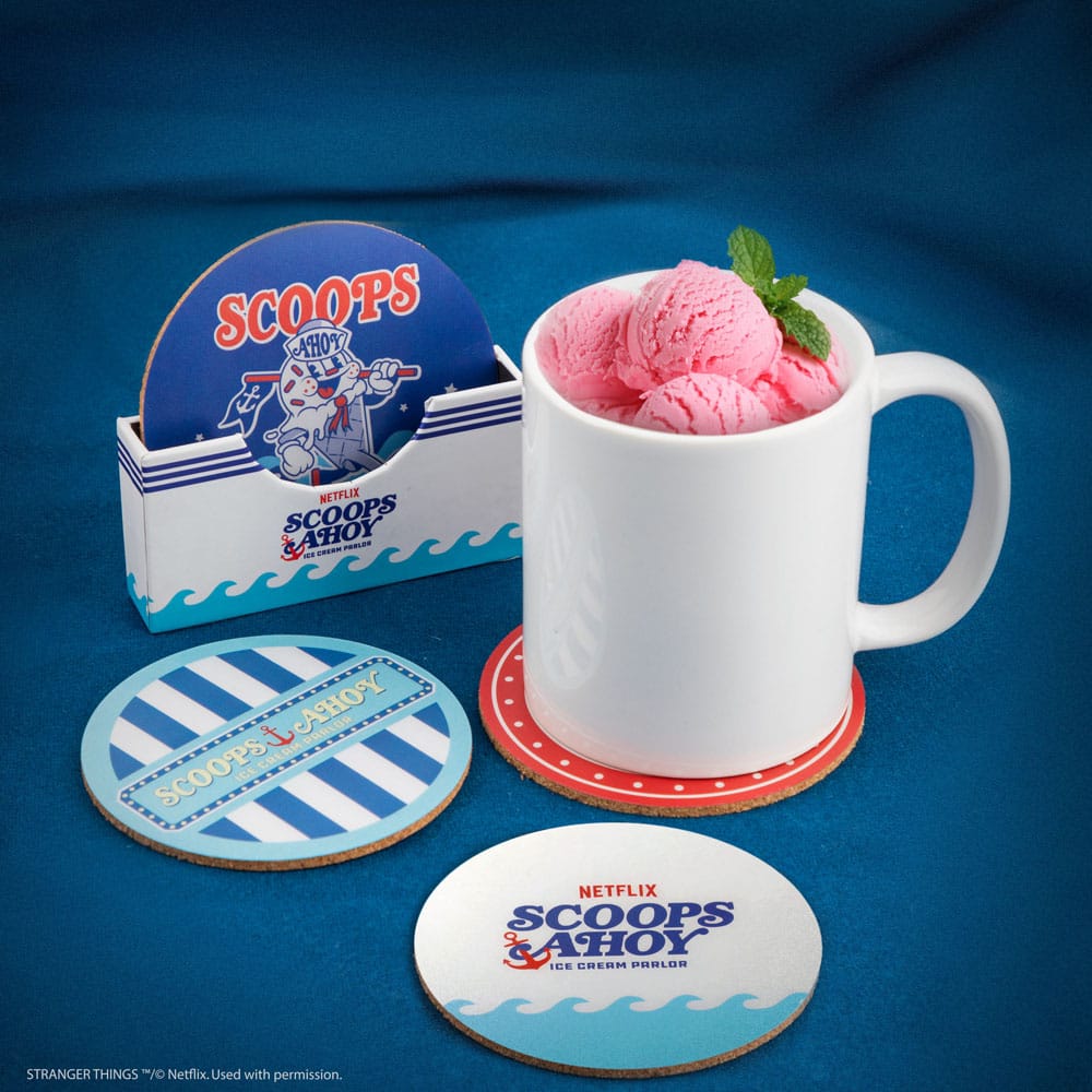 Stranger Things pack 4 sous-verres