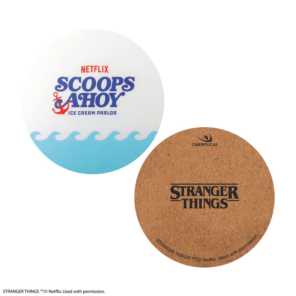 Stranger Things pack 4 sous-verres