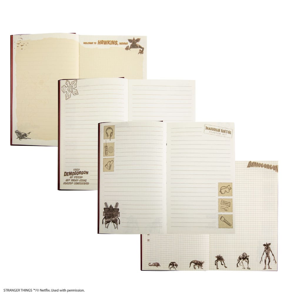 Stranger Things Carnet Demogorgon