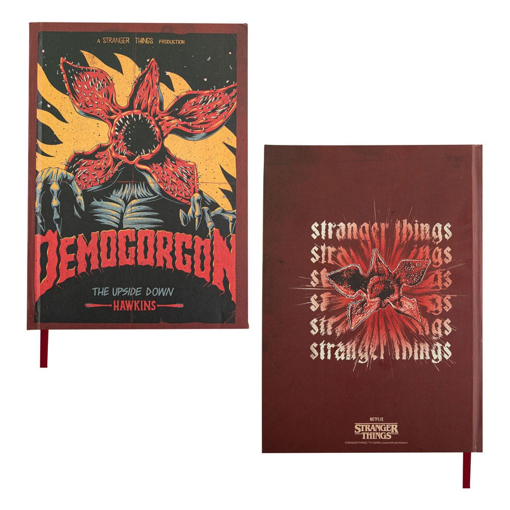 Stranger Things Carnet Demogorgon