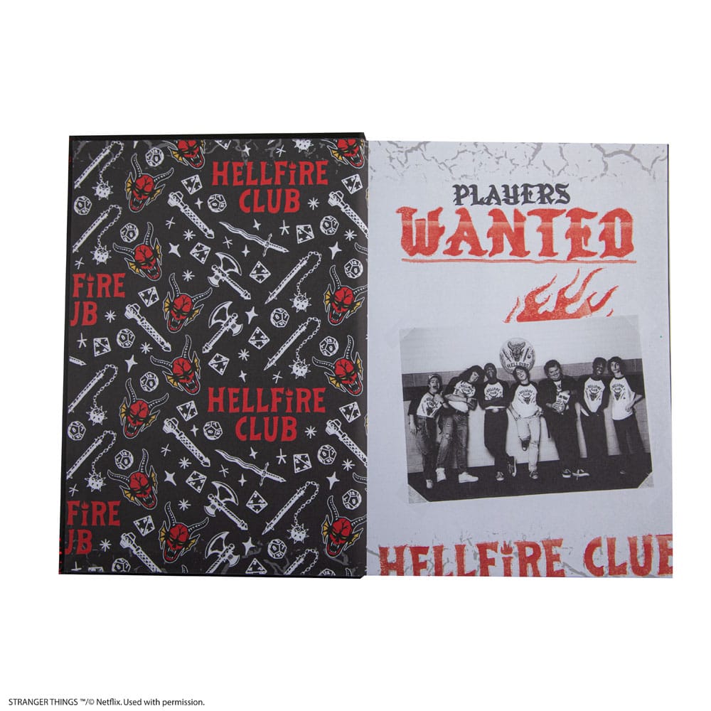 Stranger Things Cahier du Hellfire Club