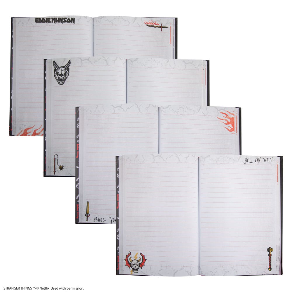 Stranger Things Cahier du Hellfire Club