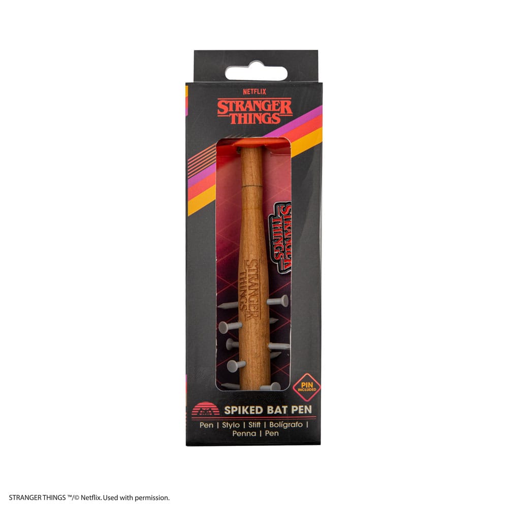 Stranger Things Stylo Batte à Pointes & Stranger Things Pin's