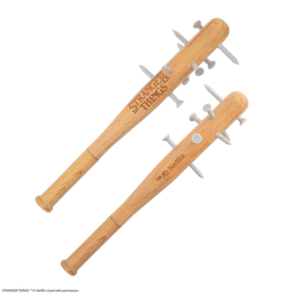 Stranger Things Stylo Batte à Pointes & Stranger Things Pin's