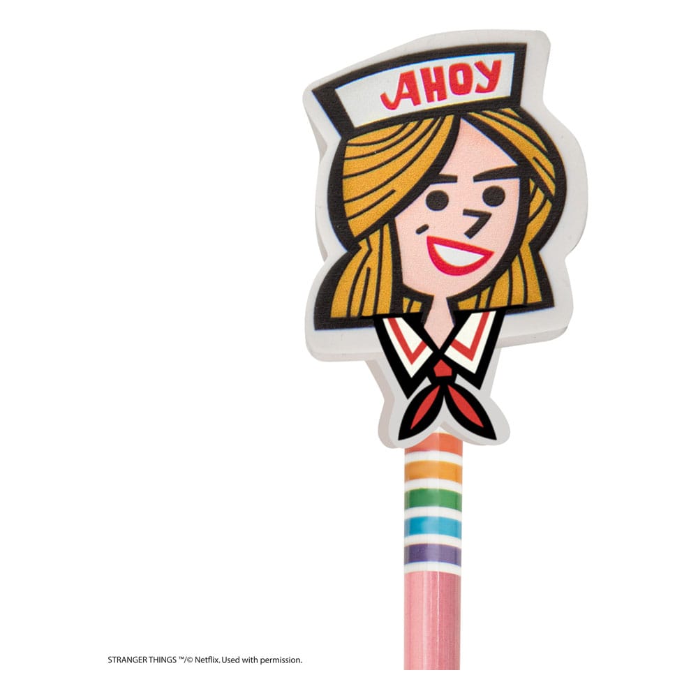 Stranger Things crayon à gomme Scoops Ahoy Robin