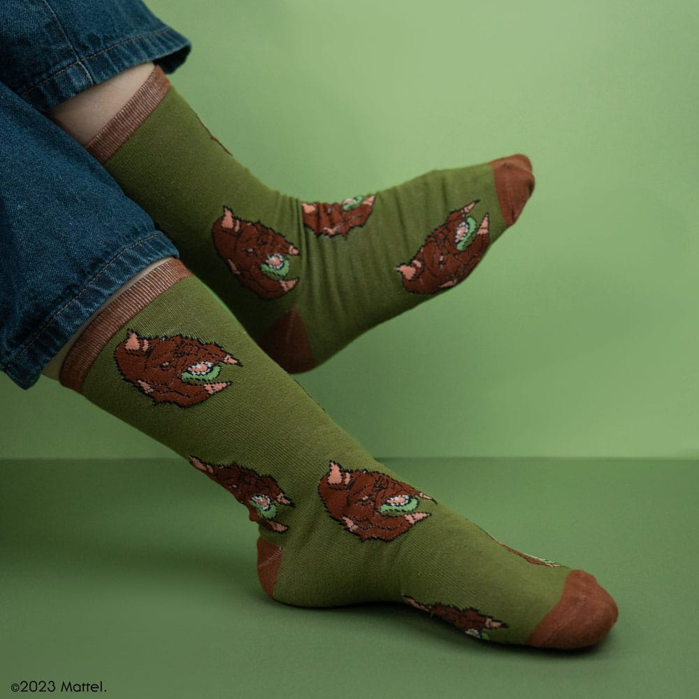 Les Maîtres de l'univers : Révélation Set de 3 chaussettes Cringer & Battle Cat & Orko