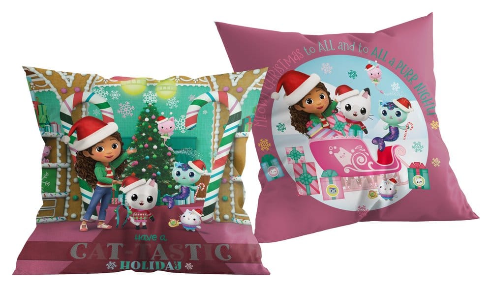 Gabby's Dollhouse coussin Christmas 40x40 cm