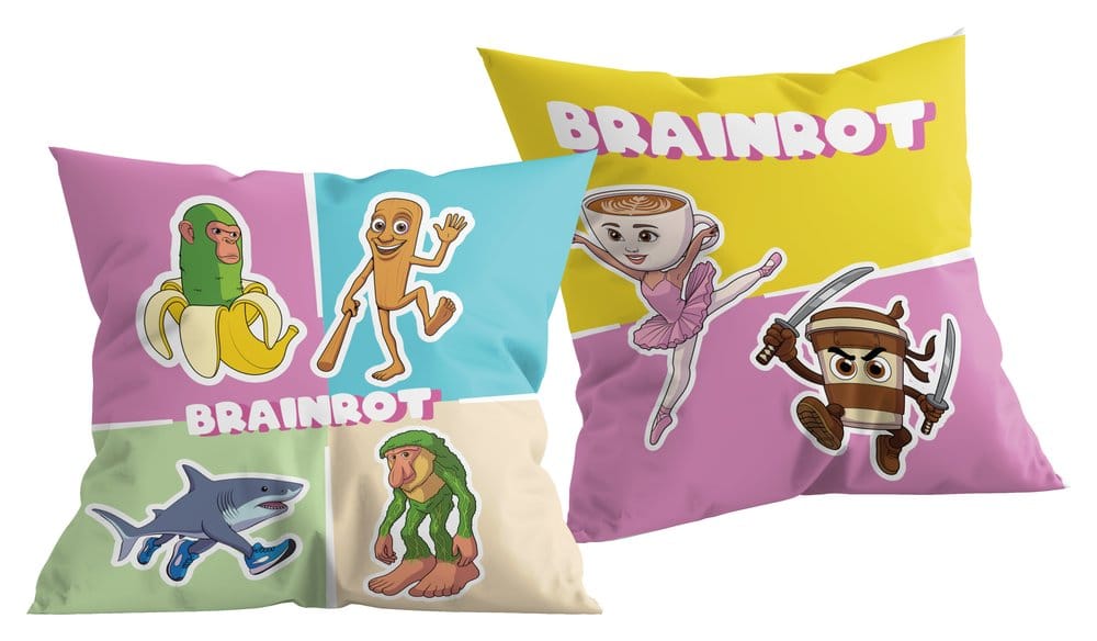 Italian Brainrot coussin Crazy Mix 40 x 40 cm