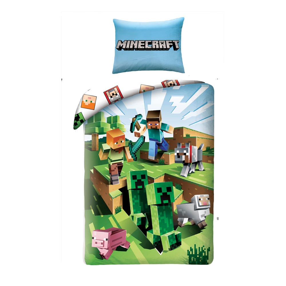 Minecraft parure de lit Ver. 1 140 x 200 cm / 70 x 90 cm