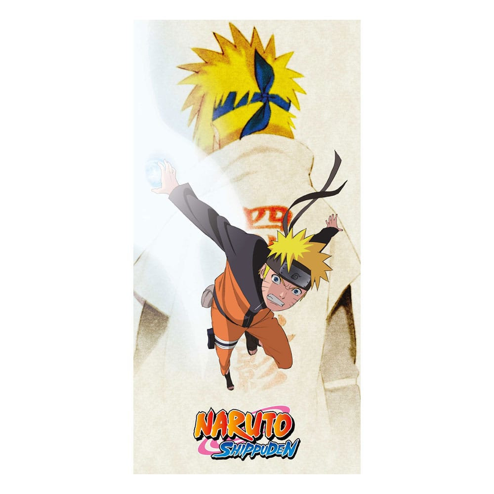 Naruto Shippuden - Serviette de plage en microfibre "Père et Fils" (140x70cm)