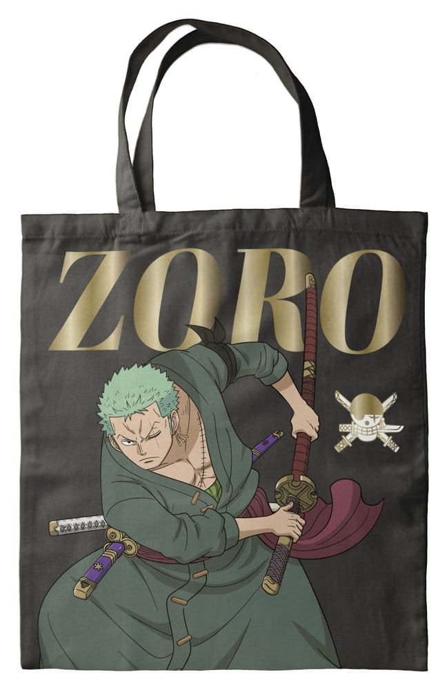 One Piece Sac fourre-tout Zoro Vert Foncé 40 x 35 cm