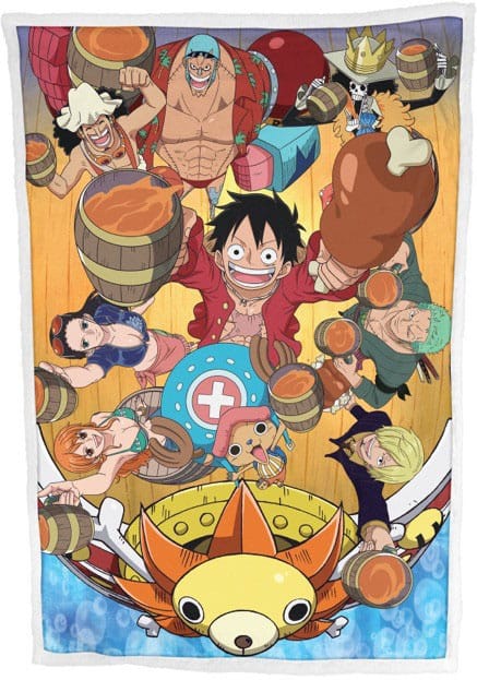 One Piece couverture polaire Ver. 3 100 x 150 cm