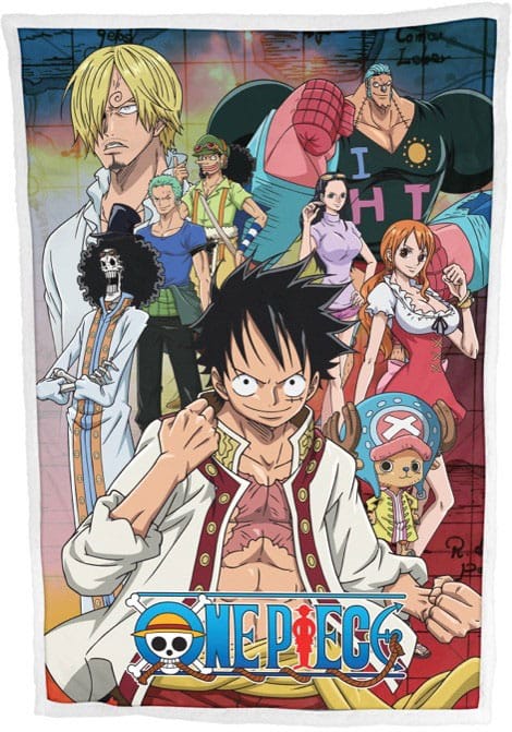 One Piece couverture polaire Ver. 4 100 x 150 cm