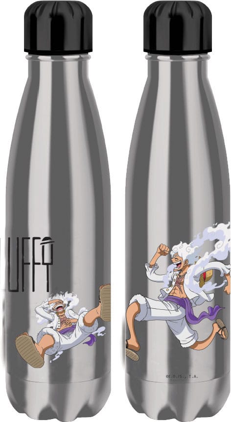 One Piece Bouteille isotherme Luffy Gear 5 Silver
