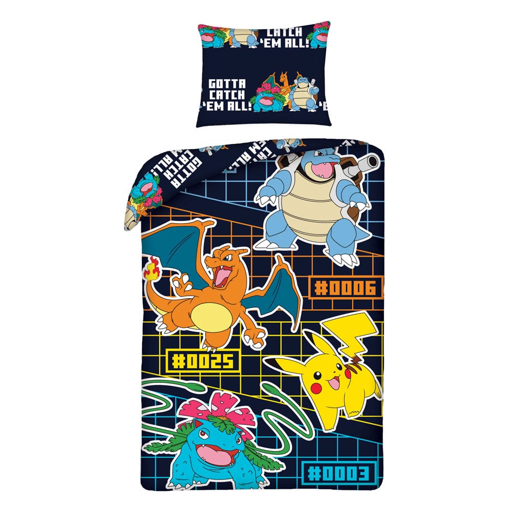 Pokémon parure de lit Ver. 12 140 x 200 cm / 70 x 90 cm