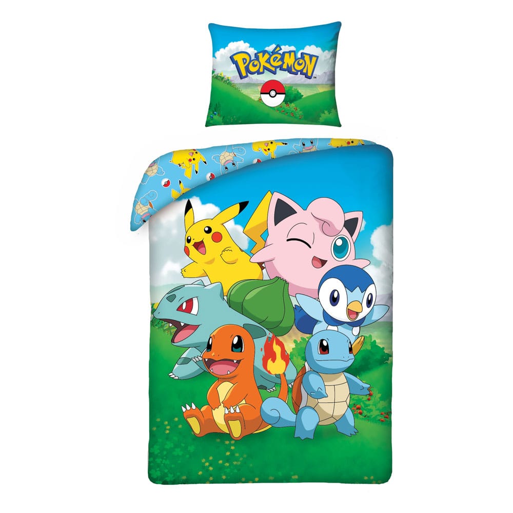 Pokémon parure de lit Ver. 8 140 x 200 cm / 70 x 90 cm