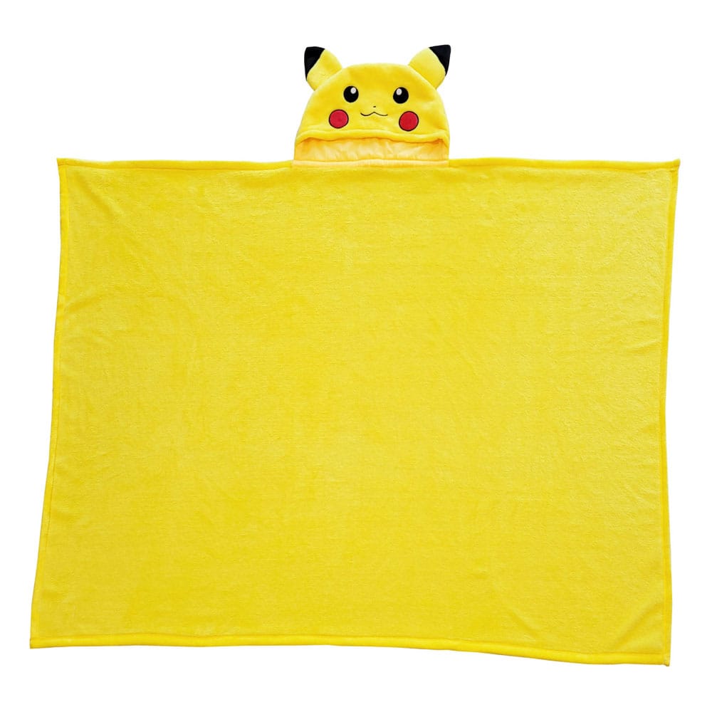 Pokémon Coral couverture à capuche Pikachu 120 x 150 cm