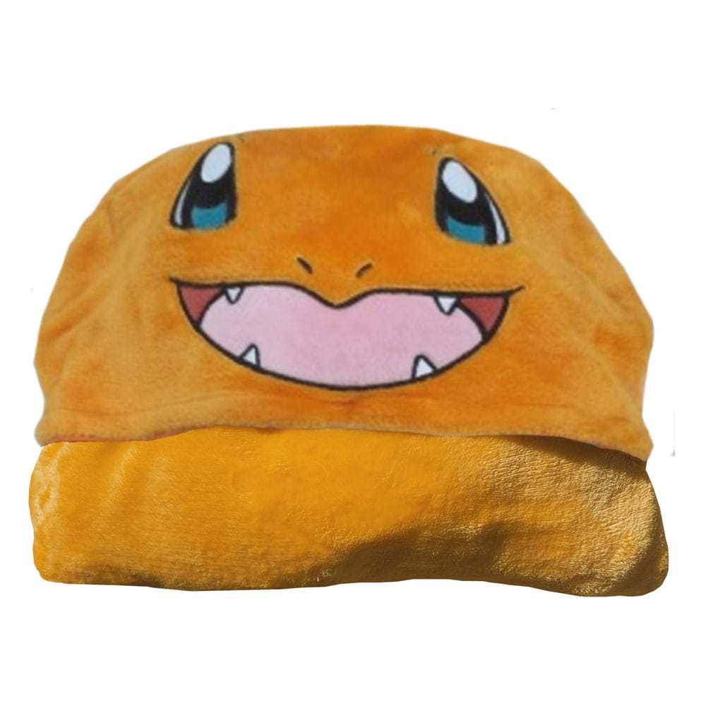 Pokémon Coral couverture à capuche Salamèche 120 x 150 cm