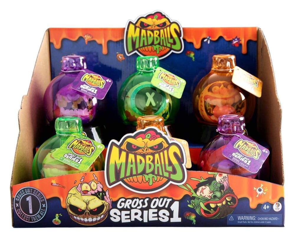 Mad Balls balles rebondissantes Gross Out Series 1 Display (12)