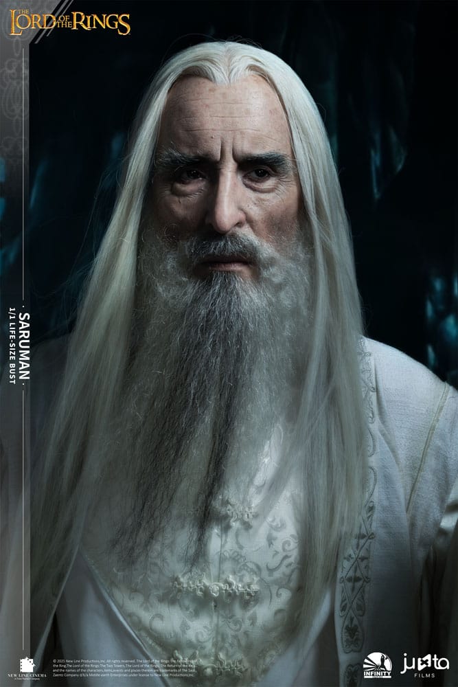 Le Seigneur des Anneaux buste 1/1 Saruman 110 cm