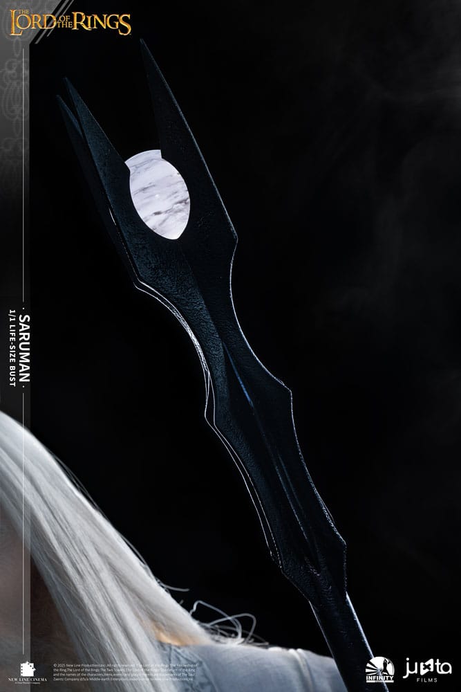 Le Seigneur des Anneaux buste 1/1 Saruman 110 cm