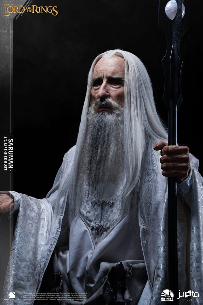 Le Seigneur des Anneaux buste 1/1 Saruman 110 cm