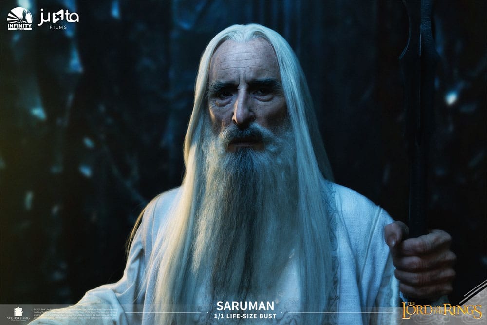 Le Seigneur des Anneaux buste 1/1 Saruman 110 cm