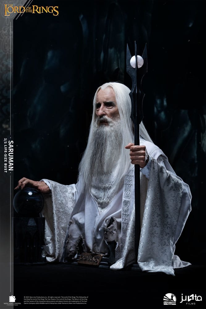 Le Seigneur des Anneaux buste 1/1 Saruman 110 cm