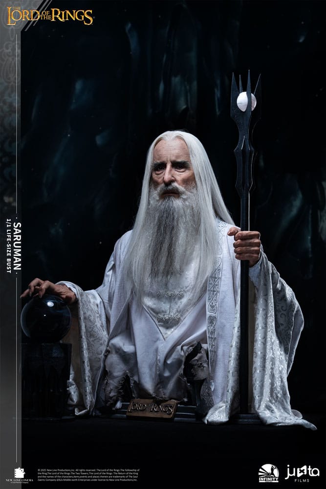 Le Seigneur des Anneaux buste 1/1 Saruman 110 cm