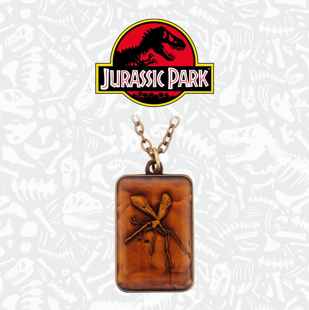 Jurassic Park collier avec pendentif en ambre Limited Edtiton