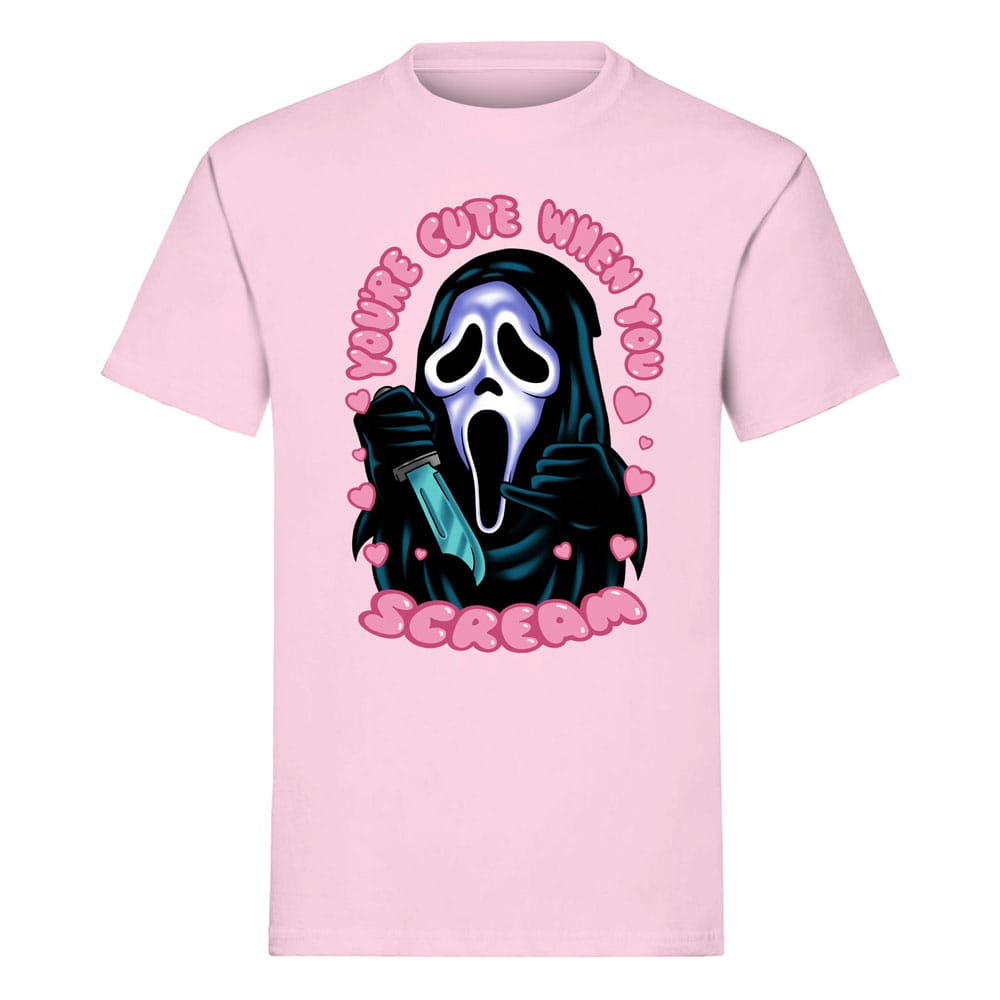 Scream T-Shirt Ghost Face You're Cute when you Scream (S)