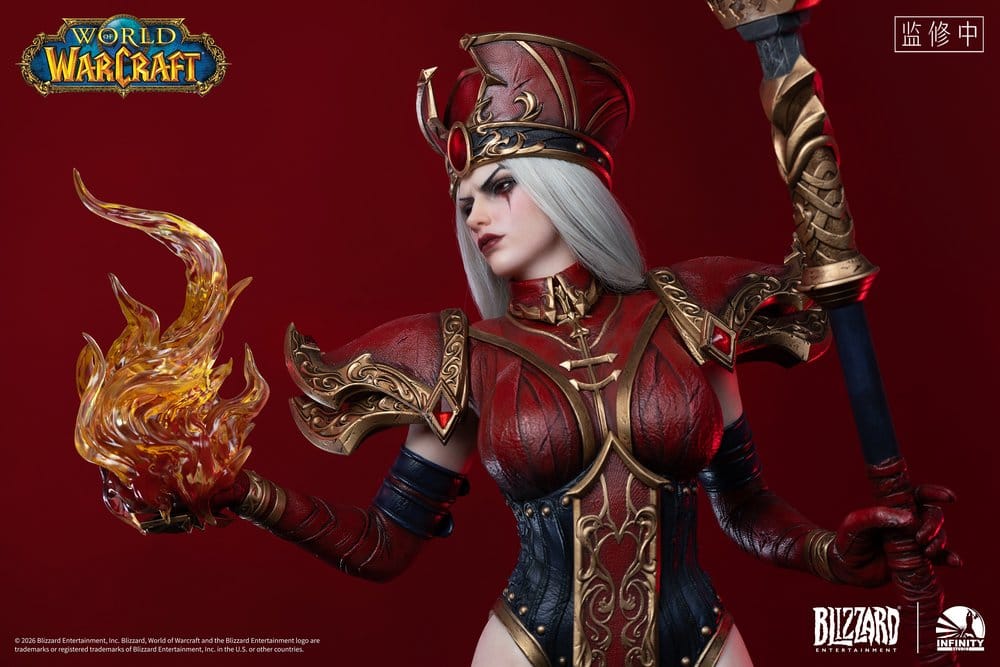 World of Warcraft Statue en Silicone 1/3 Sally Whitemane 108 cm