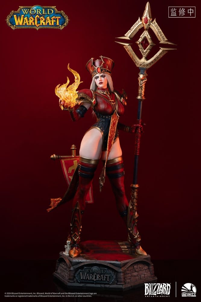 World of Warcraft Statue en Silicone 1/3 Sally Whitemane 108 cm